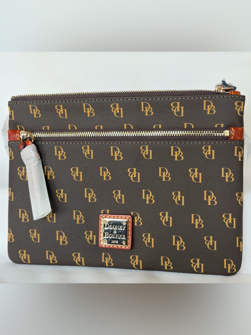 Dooney & Bourke Patsy Crossbody - Gretta Collection, Brown T’moro